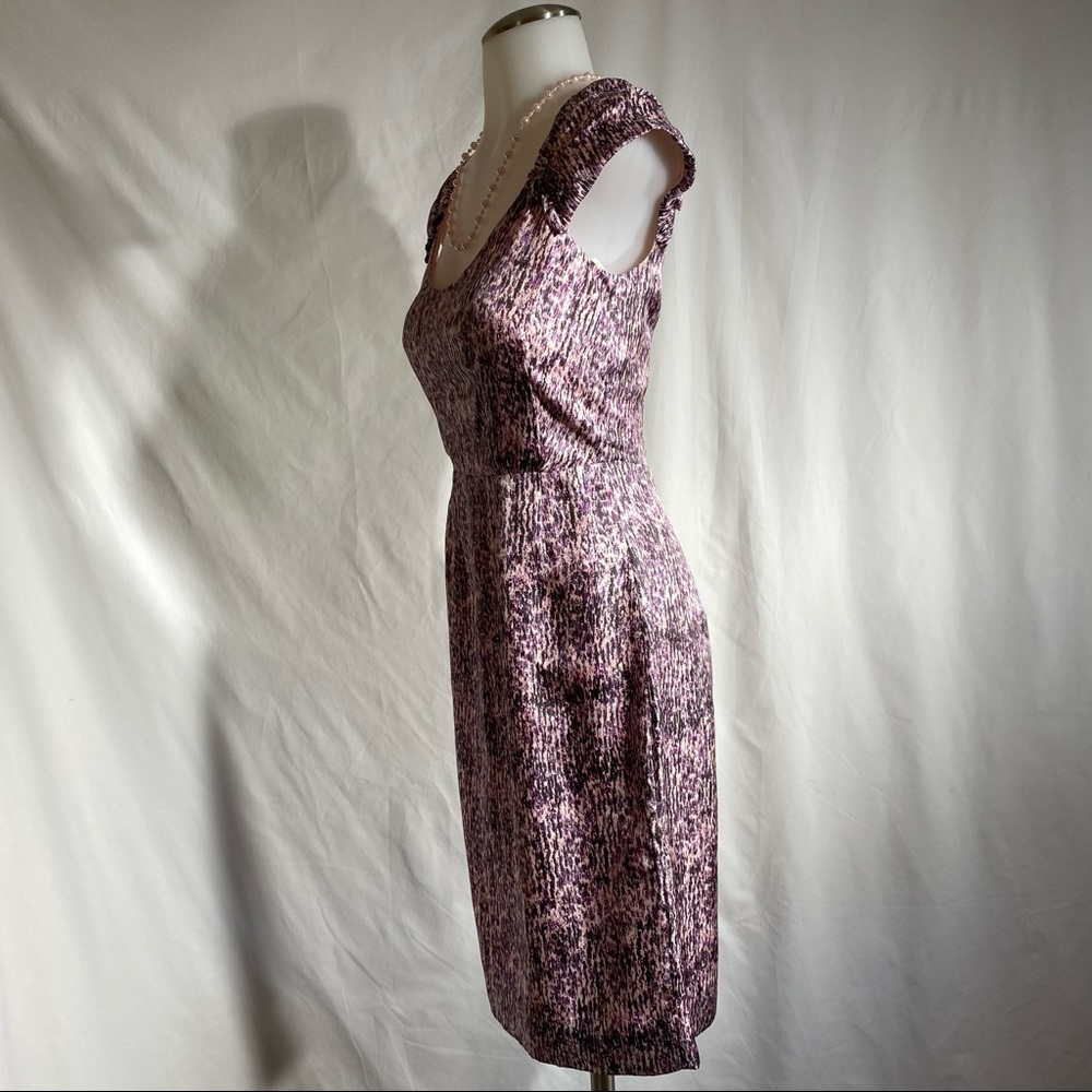 Banana Republic Silk Dress Pastels Size 0 - Picture 7 of 14